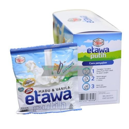 

Susu Kambing Etawa Amh 1 Box Isi 10 Sashet Rasa Original & Jahe Susu Etawa Amh