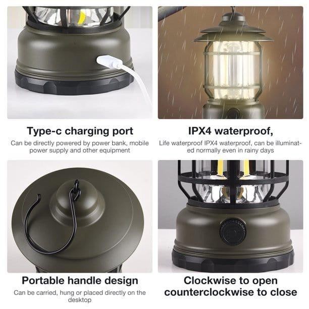 Lampu Camping Outdoor Portabel-Lampu Tenda Camping Outdoor-Lampu Darurat Led-Lampu Camping Model Rec