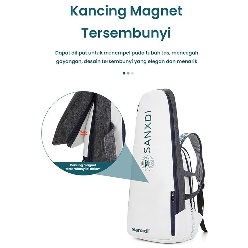 Jfcabangsurabaya Tas Raket Badminton Ransel Raket Multifungsi Foldable Tas Ransel /Tas Tenis /Tas Ol