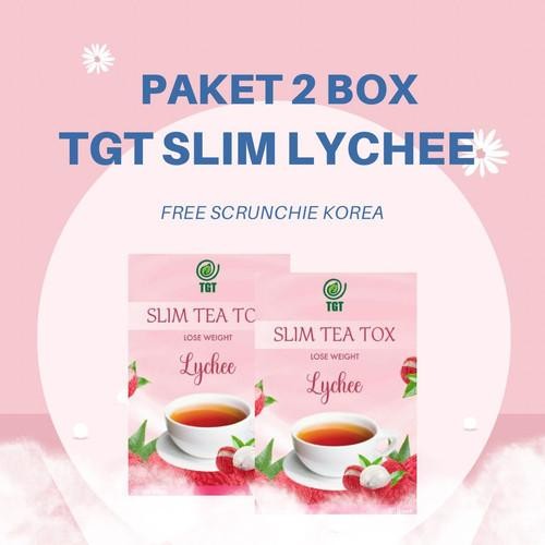 

Paket Hemat 2 Box Tgt Slim Tea Rasa Lychee