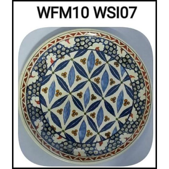 Nampan Melamin Onyx 10 Inch Wfm10 Wsi07 Melamine Tray Baki Bulat Motif