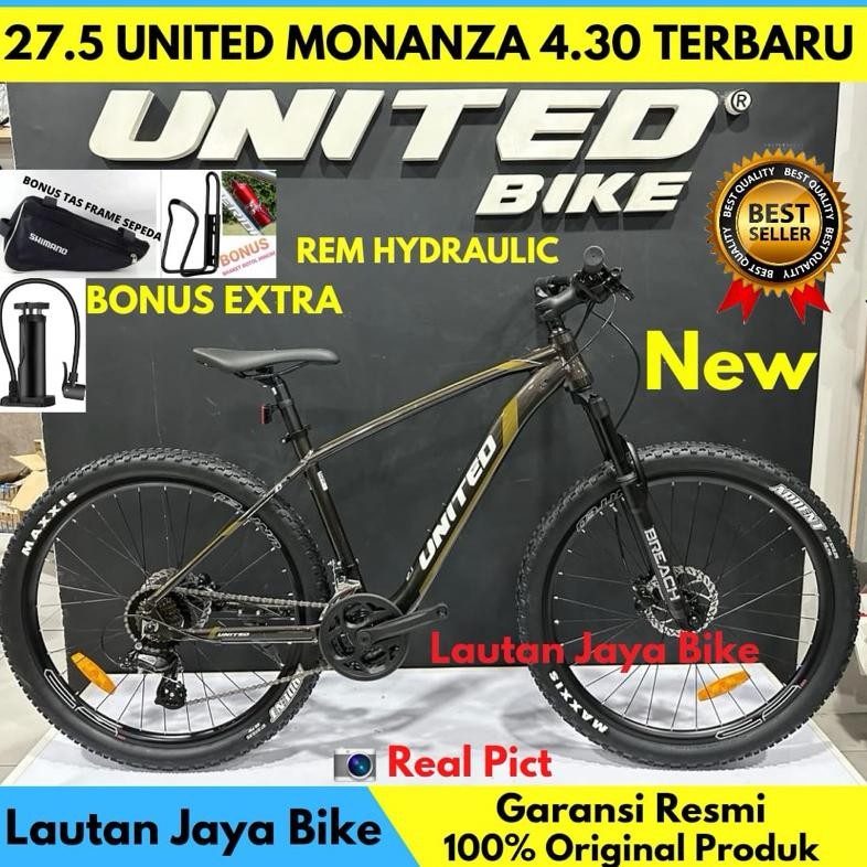 Sepeda Gunung MTB 27.5 UNITED MONANZA 4.30 NEW