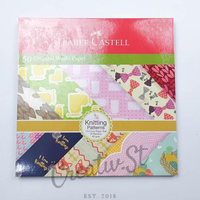 

Big Sale !!! Faber Castell Faber-Castell Kertas Lipat Origami Washi Paper Pattern Toys