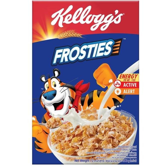 

paling diminati] Kellogs Frosties Breakfast Cereal / Sereal Jagung Lapis Gula 175GR