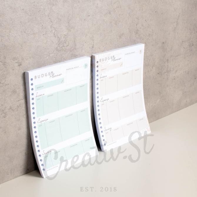 

Hot Promo !!! [Tulis Id] Colorful Budget Planner Loose Leaf A5 100 Gsm 50 Lbr 20 Ring