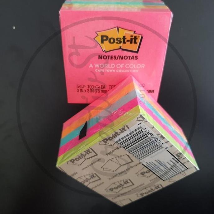 

Spot Barang !!! Post It Sticky Notes Memo Stick 654 3M Warna Warni (1 Pcs)