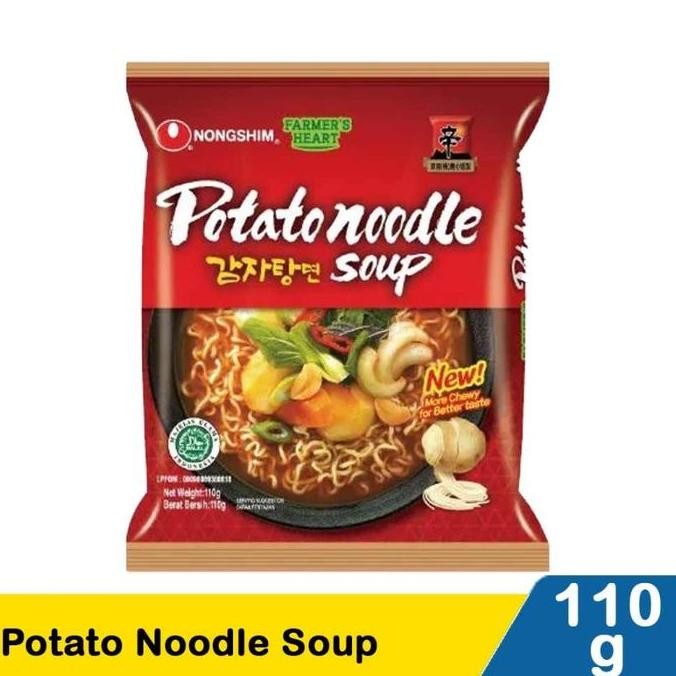 

>>>>>] Nongshim Potato Noodle Soup / Ramen Mie Tepung Kentang Kuah Korea Chewy 110 Gr