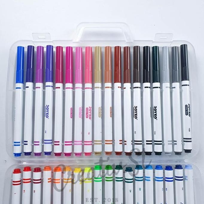 

Hot Sale !!! Joyko Color Pen Pulpen 36 Warna Clp-17 Plastik Spidol Warna