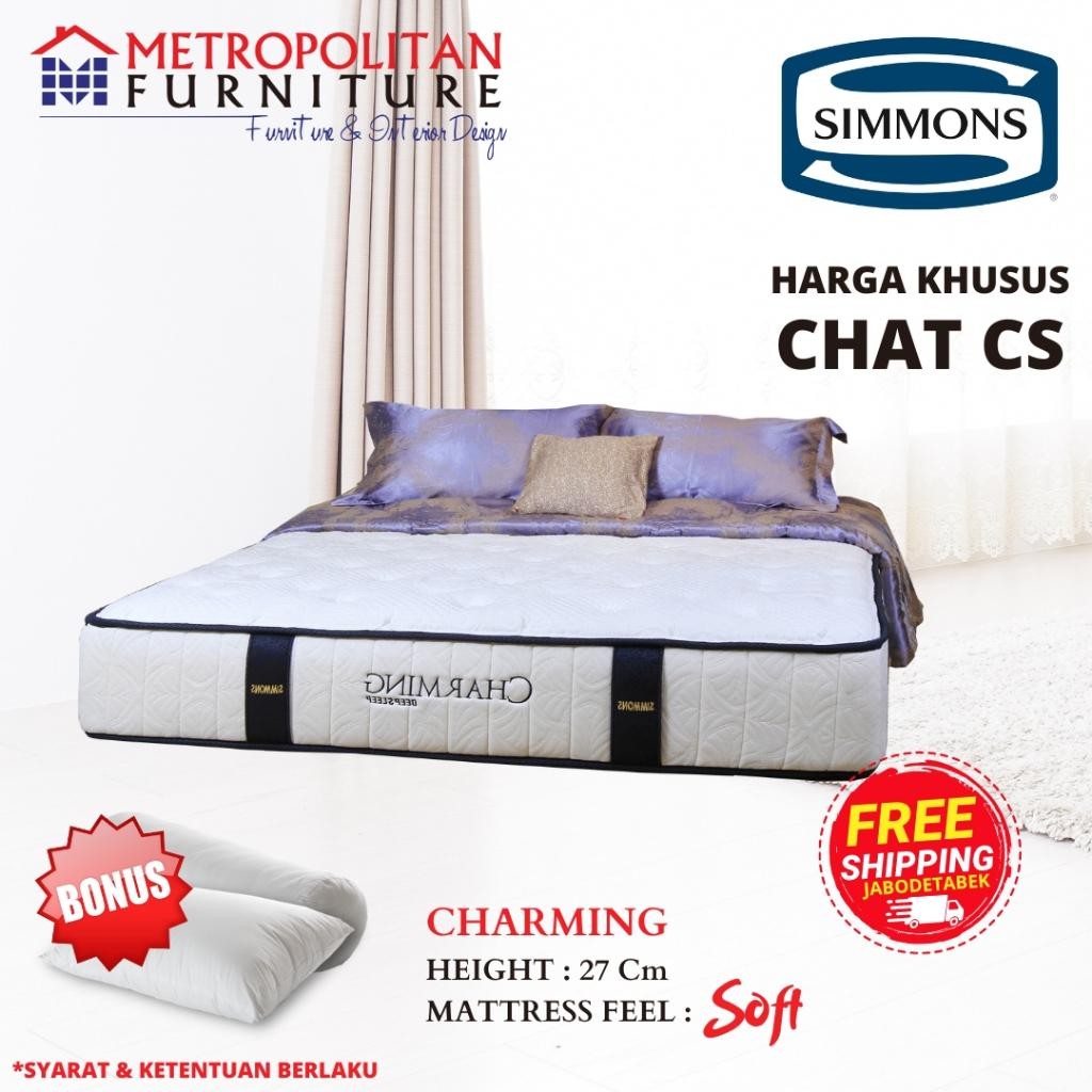 Kasur Simmons Springbed Charming / Kasur Spring Bed Simmons Matras