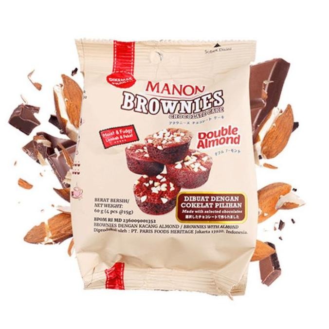 

~@~@~@~@] Manon Brownies Chocolate 60GR PCS