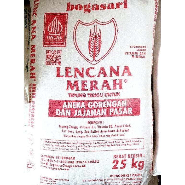 

READY STOCK Terigu Lencana Merah 25 kg, Bogasari