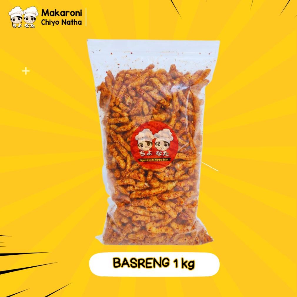 

TERMURAH Basreng 1Kg Chiyo Natha (Kemasan Spesial Kiloan) Cemilan Pedas Siap kirim
