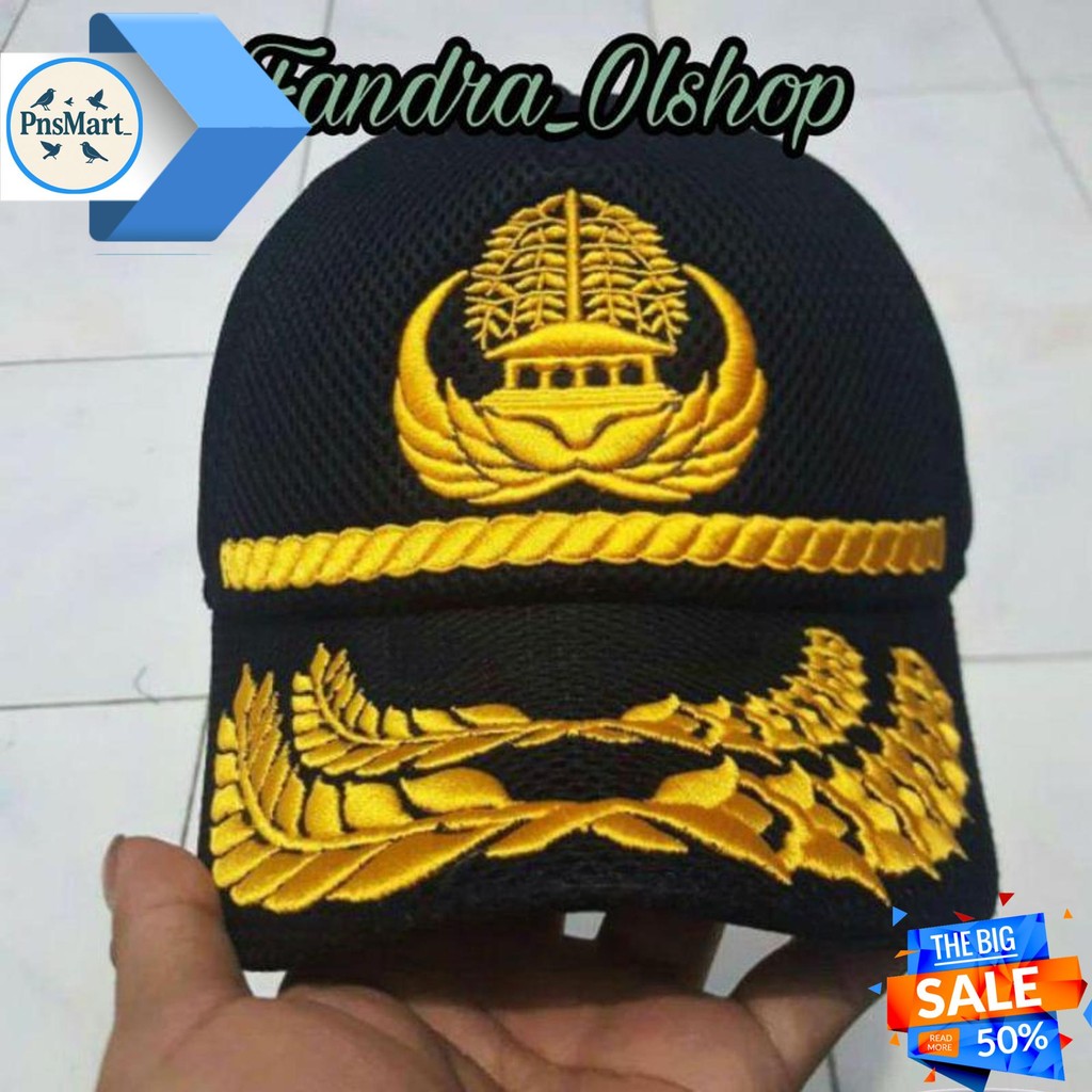 TOPI KORPRI PNS HITAM / KHAKI GOLONGAN 5. KUALITAS TERBAIK 