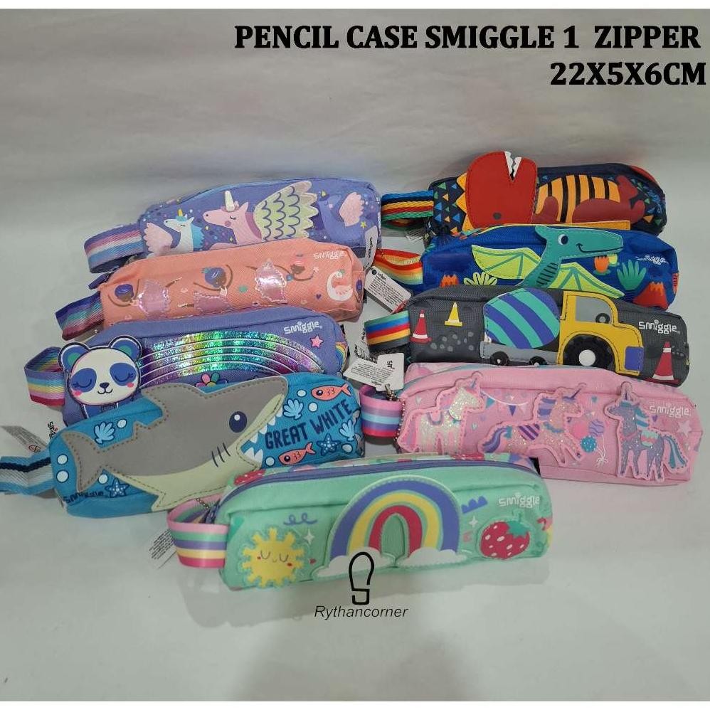 

Pencil Case Kotak Pensil Smiggle 1 Zipper Karakter