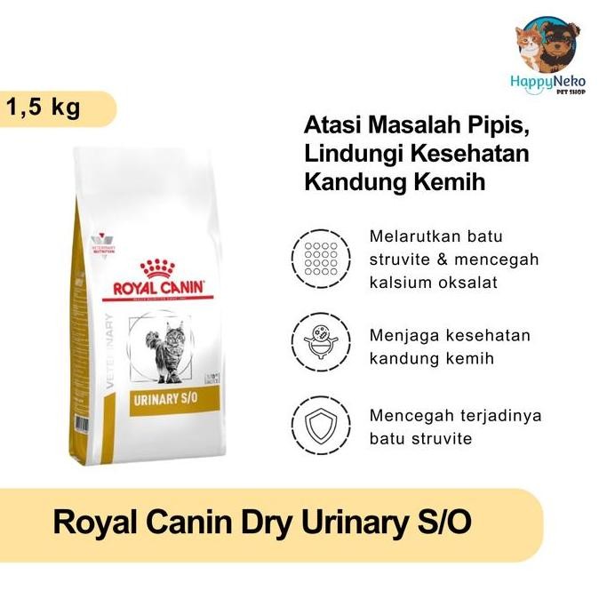 Grosir Royal Canin Vet Urinary So Cat 1,5Kg
