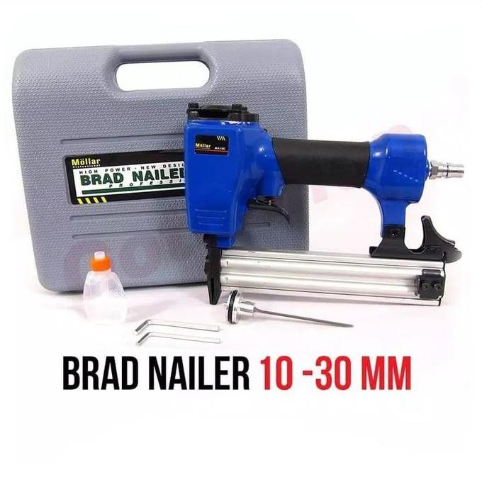 

Mesin Paku Tembak Staples - MOLLAR F30 F30C / Air Brad Nailer [KangOemah]