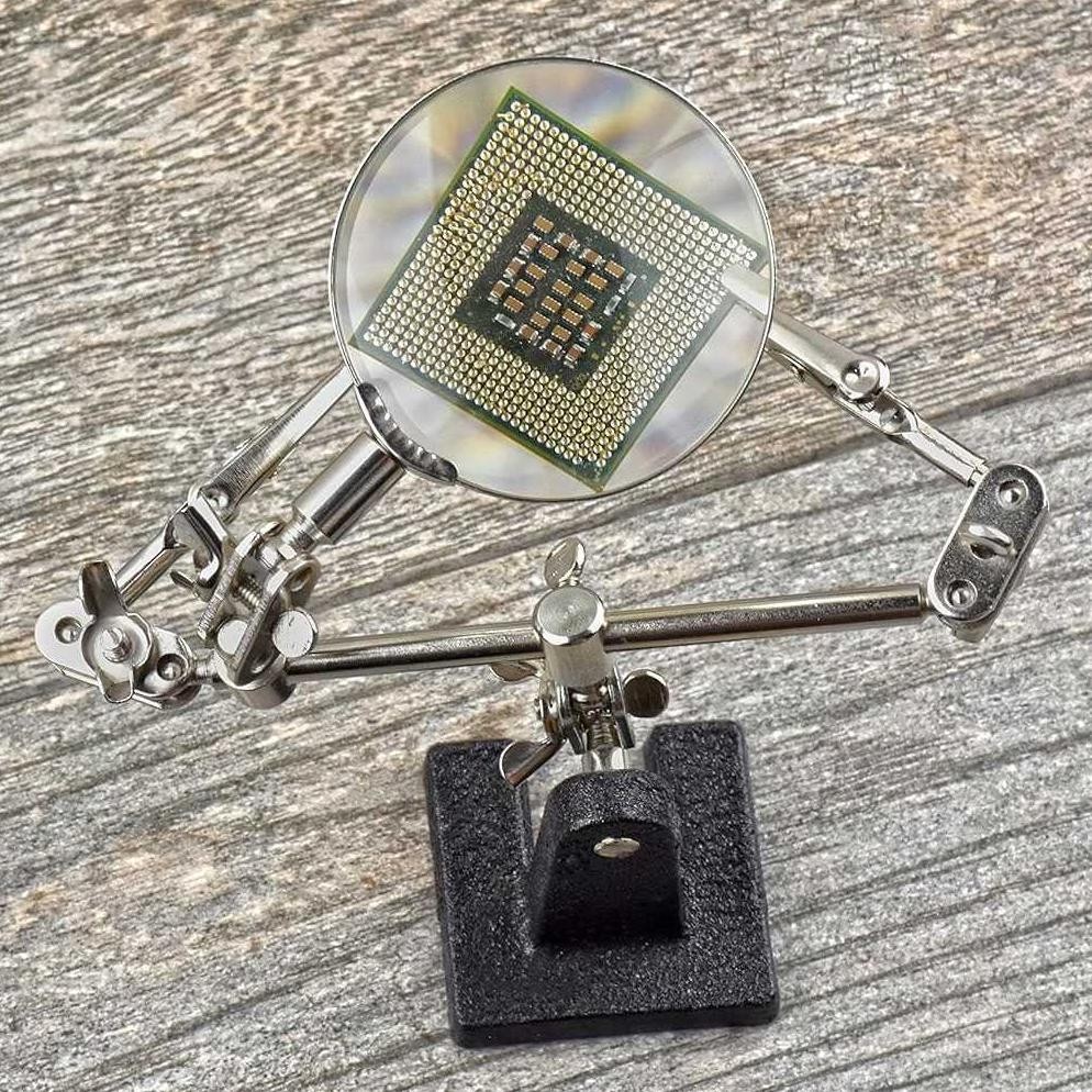 

ZEAST HELPING HAND TOOL KACA PEMBESAR DENGAN PENJEPIT - TE-805