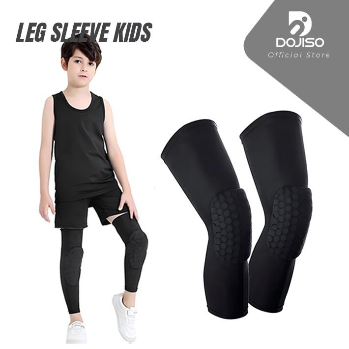 Leg Sleeve Basket 01 Kids Bantalan Pelindung Lutut Olahraga Basket Anak Deker Lutut Anak Support Pla