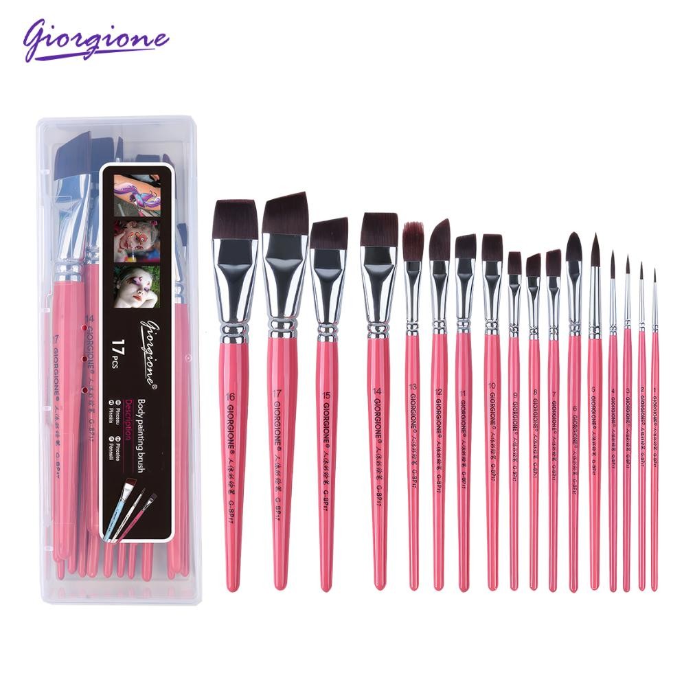 

NEW!!! Giorgione Body Painting Brush Set Pena Cat Tubuh Set G-BC
