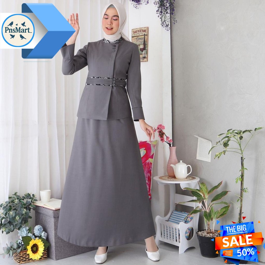 BLAZER WANITA / SERAGAM PNS / BAJU DINAS PEMDA / BAJU PNS WANITA / BAJU ASN / BAJU GURU WANITA - 700