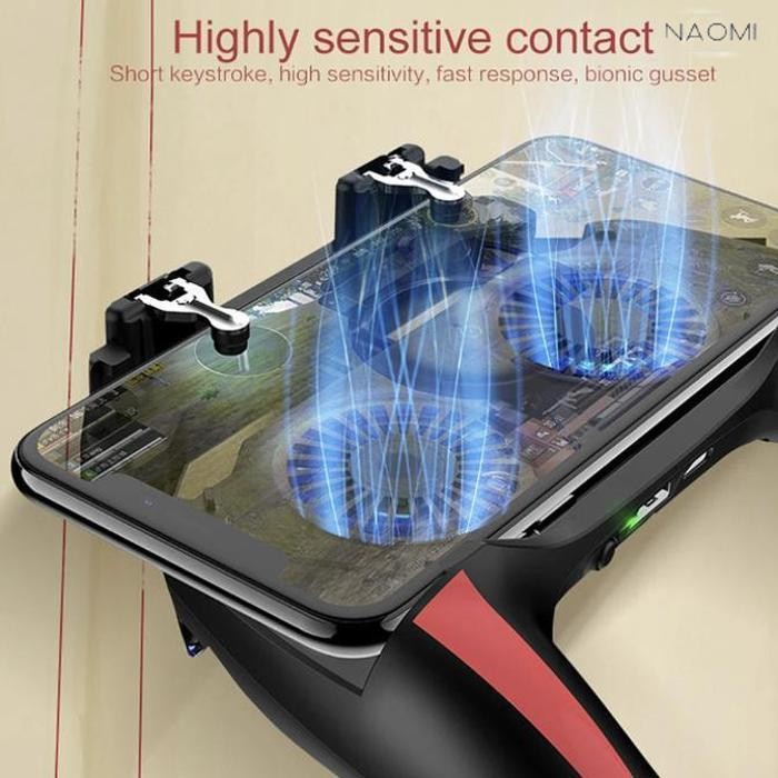 Baru Smartcom ~ H10 Dual Fan Cooler Gamepad Pubg Mobile Controller Gamepad Handle Hp