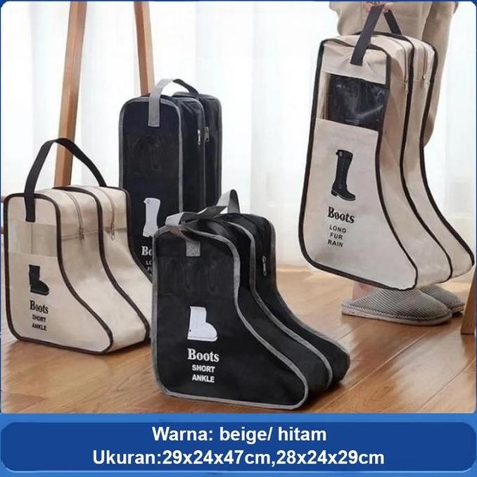 Tas Sepatu boot Anti Debu Tempat Penyimpanan Sepatu Boot Panjang