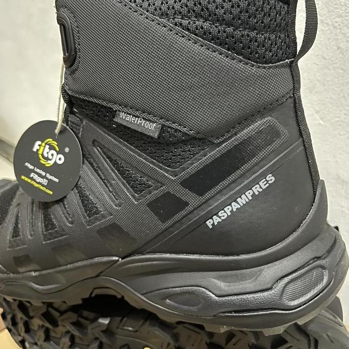 Sepatu taktikal asli jatah paspampres 2024 tali putar / sepatu tactikal tali putar/ sepatu hitam