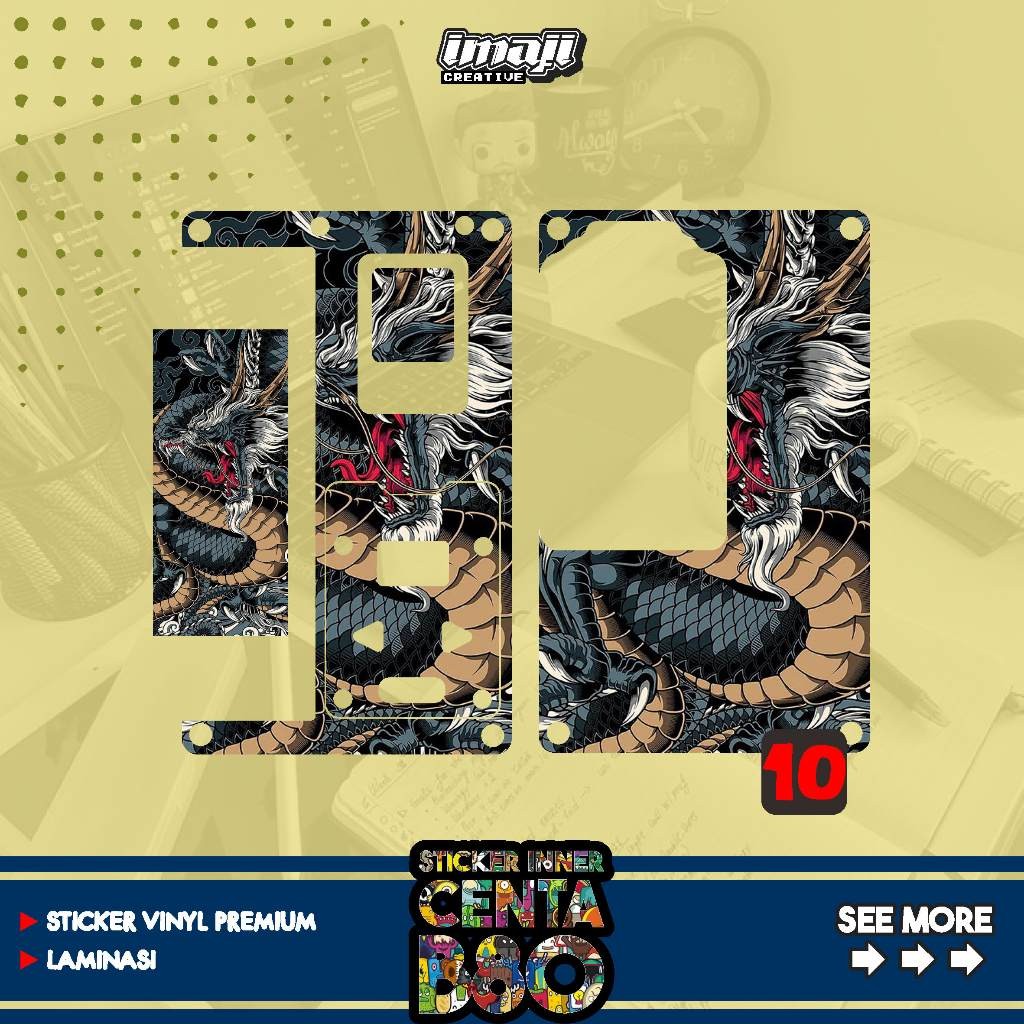 

Terlaris Stiker B80 Imaji Creative 10 Stiker Garskin Premium Not Casing Bisa Custom *Promo*