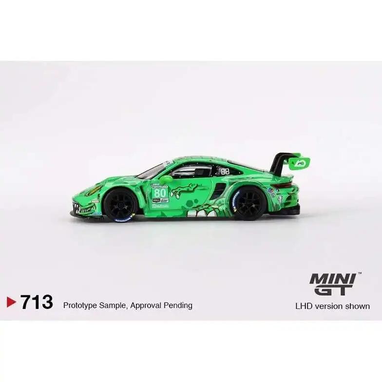 MINIGT In Stock 1:64 Porsche 911 992 GT3 RS R Daker Diecast Diorama Model Collection Toys 891 Tbk