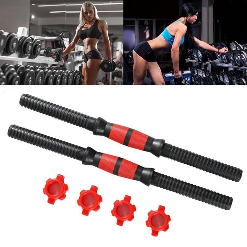 Bar Dumbell 35 - 51Cm Stik Barbel Panjang Pvc Stik Barbel Lurus Bar Dumbell