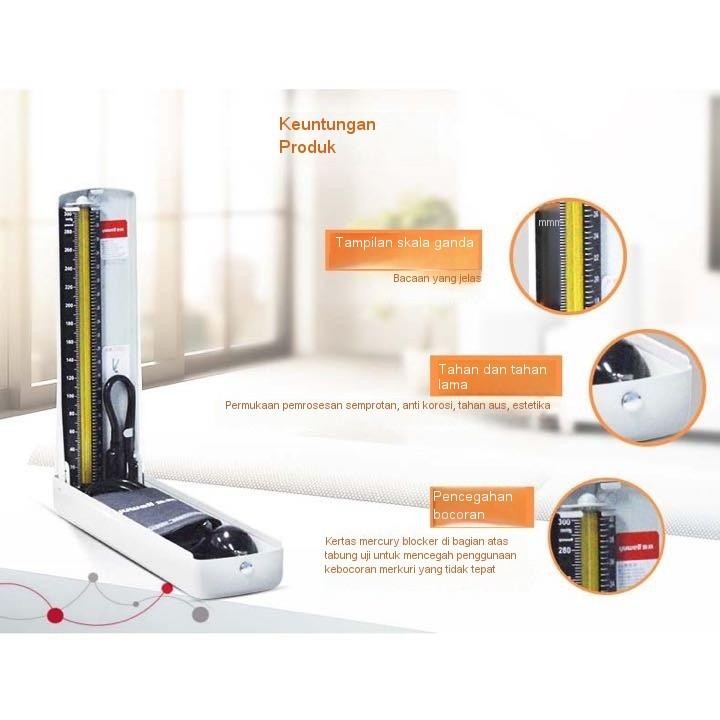 1 Set Tensimeter Manual Portable Sphygmomanometer Alat Tensi Darah Tensi Darah Manual Tensimeter Ten