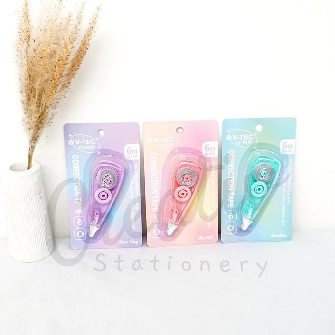 

Spot Barang !!! V-Tec Correction Tape Tip Ex Kertas 6 Meter Ct-952F