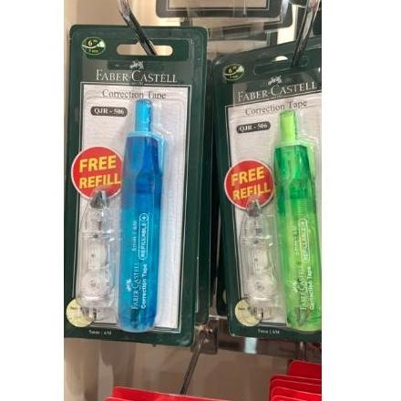

Promo !!! Faber Castell Faber-Castell Correction Tape Tip Ex Kertas Qjr 506 + Refill