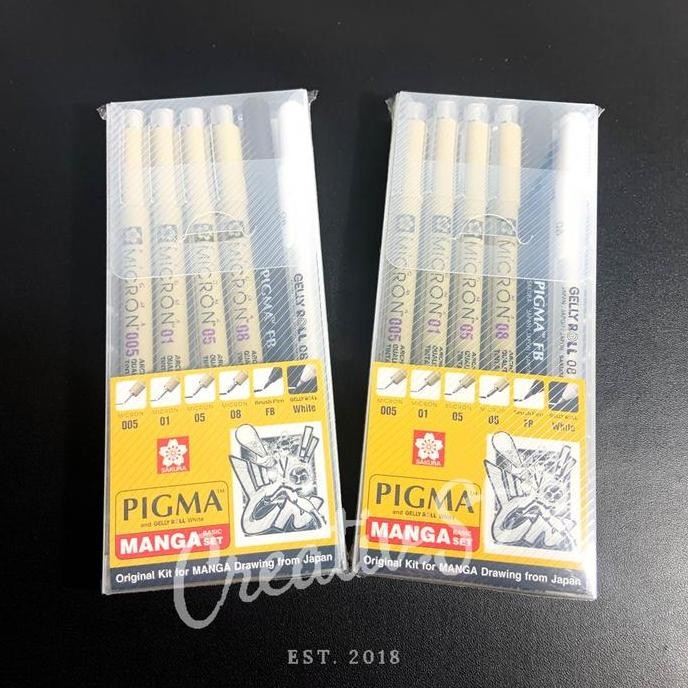 

Spot Barang !!! Sakura Pigma Manga Basic Set Drawing Pen Pulpen Gambar (Kemasan Plastik Tebal)