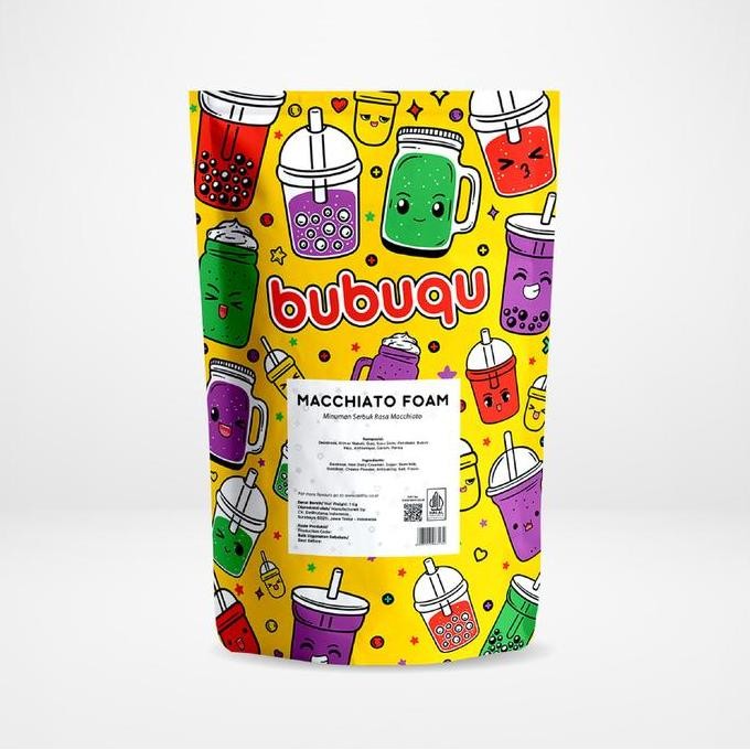 

Macchiato Foam Premix Powder Bubuqu 1 Kg - Bubuk Premix Foam Macchiato Promo