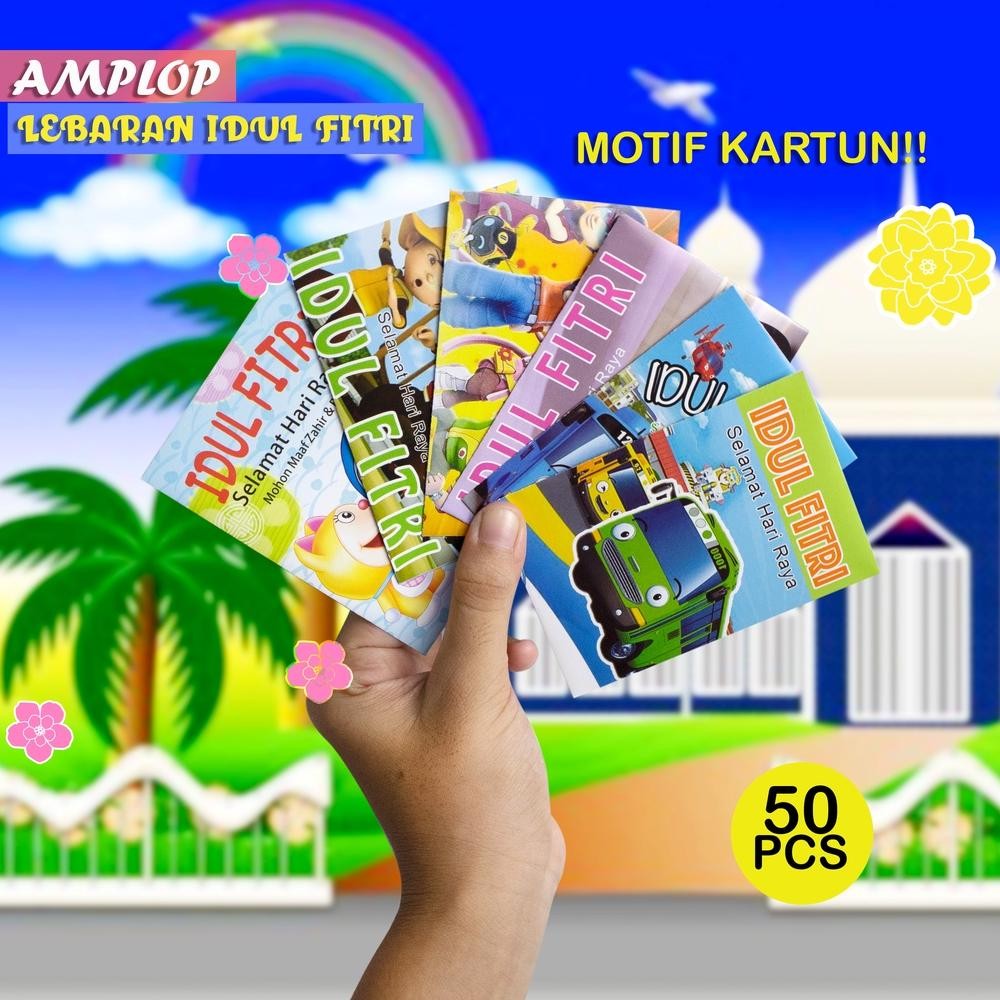 

''Terlaris" Sejahtera Selalu - Agpau Amplop Lebaran Motif Kartun Murah