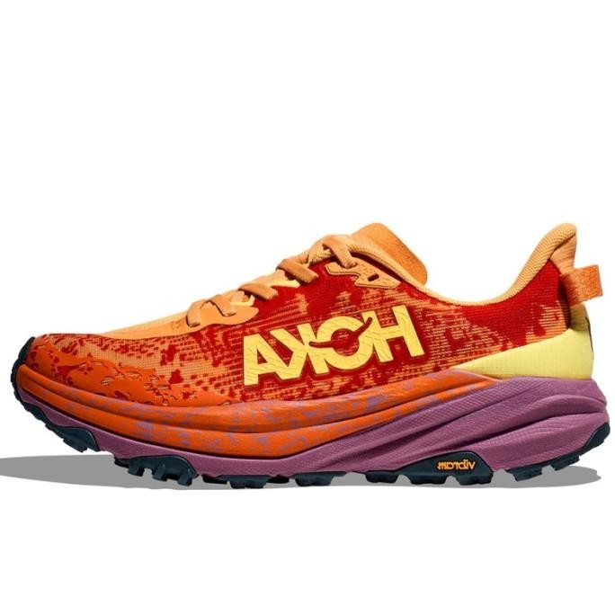 Sepatu Trail Hoka One One Speedgoat 6 Wide Sherbert Original