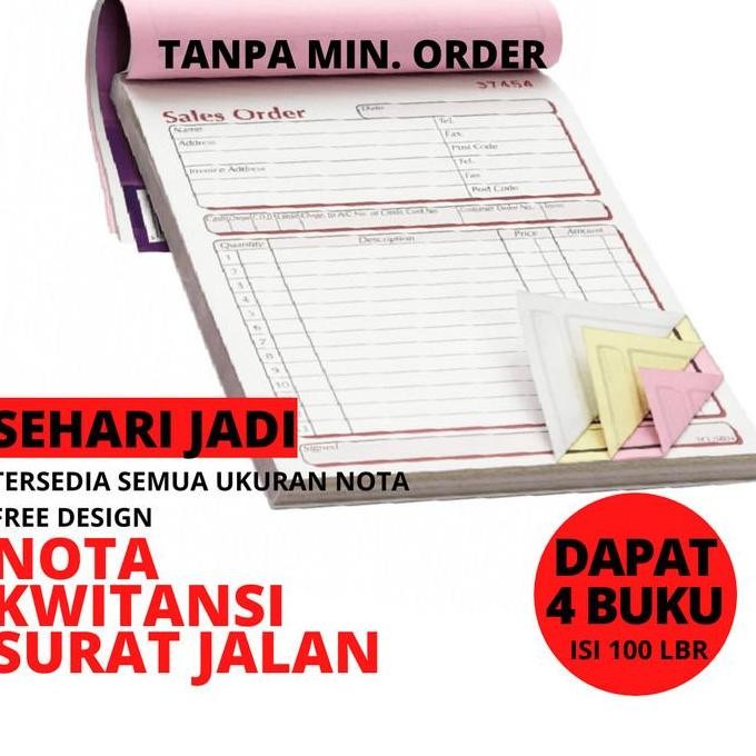 

CUSTOM NOTA ISI 100 LEMBAR 1 2 3 PLY/ RANGKAP | BON SURAT JALAN KWITANSI