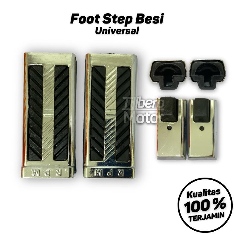 ''Terlaris" Foot Step Besi Depan Variasi Pedal Motor Universal Murah