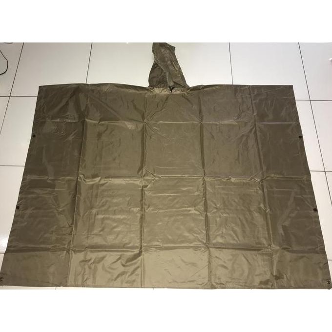 Promo Ponco Coklat / Jas Hujan Ponco Coklat Polri