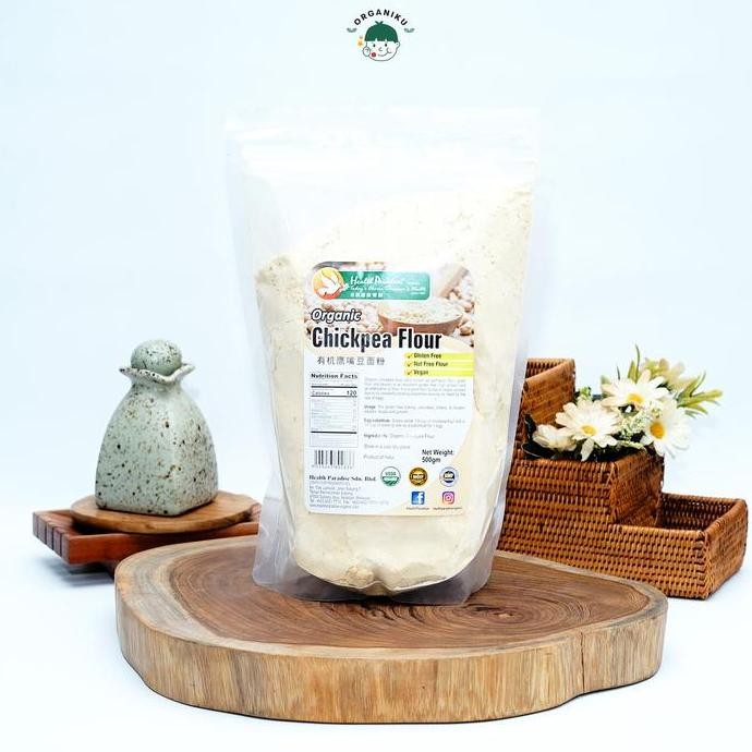 

Grosir Health Paradise Organic Gluten Free Chickpea Flour 500Gr