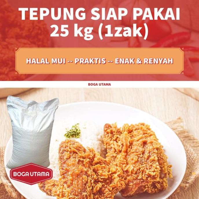 

Promo Tepung Siap Pakai Fried Chicken Ayam Kentaki