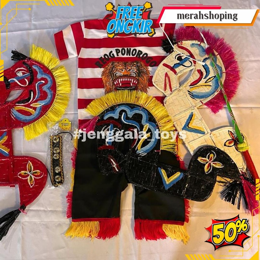 Baju Jaranan Full Set Anak Tk Baju Kuda Lumping Anak Terlaris