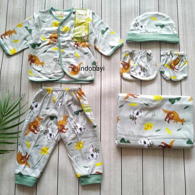Promo Indobayi Paket Newborn Baju Bayi Lahir Velvet Junior