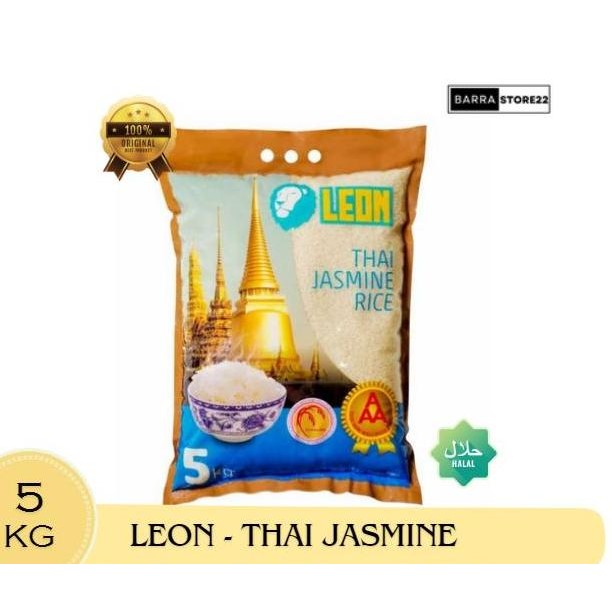 

BERAS LEON THAI JASMINE 5KG - BERAS THAILAND