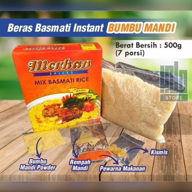 

Paket Nasi Mandhi Mandi Beras Basmati Bumbu Kering Merhan