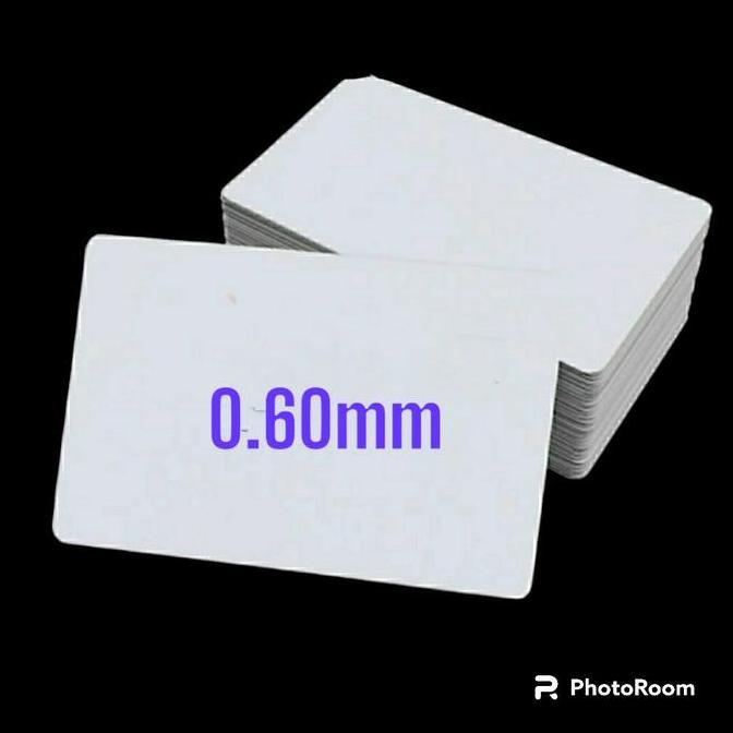 

100 LEMBAR KARTU PVC (BAHAN TULANG TENGAH) UNTUK PEMBUATAN KTP, KARTU PELAJAR, KARTU VAKSIN DLL