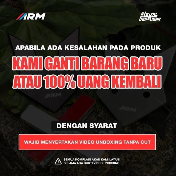 Arm Raiser Stang Voltmeter Pcx Full Cnc   Motorcycle Original Dan Terpercaya