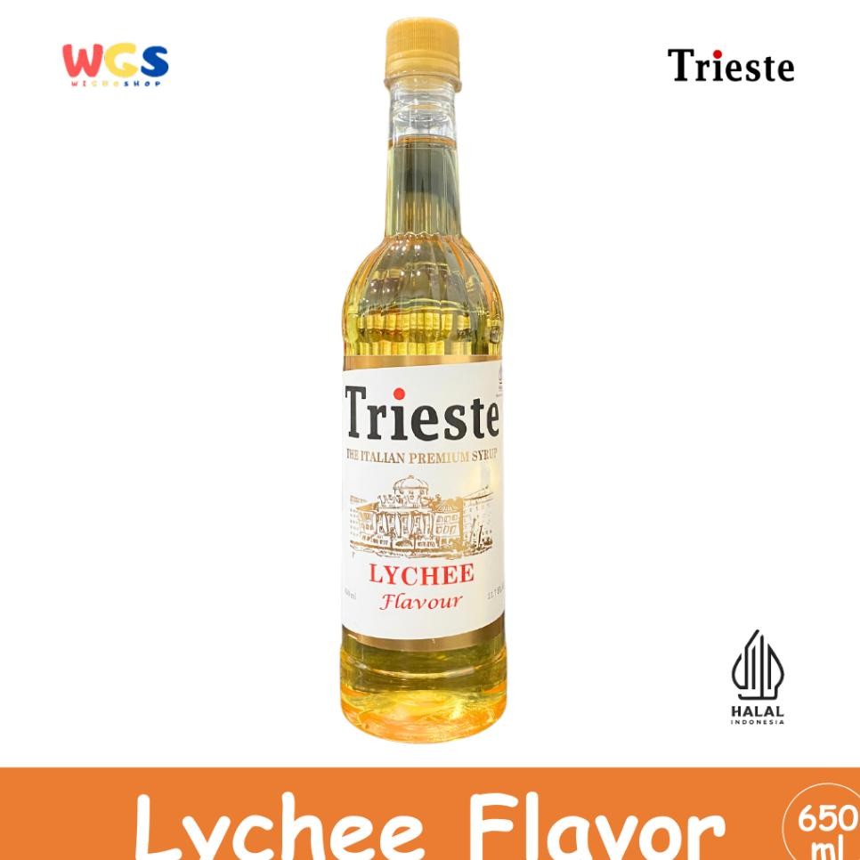

Triete Yrup Lychee Flavor 650Ml Halal Mui Irup Numan Einian Boba Bubble Tea