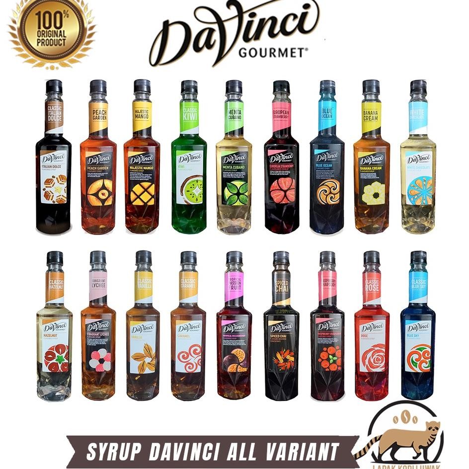 

Davinci Yrup All Variant Irup Davinci Hazelnut Vanilla Caramel Lychee Menta Cubano